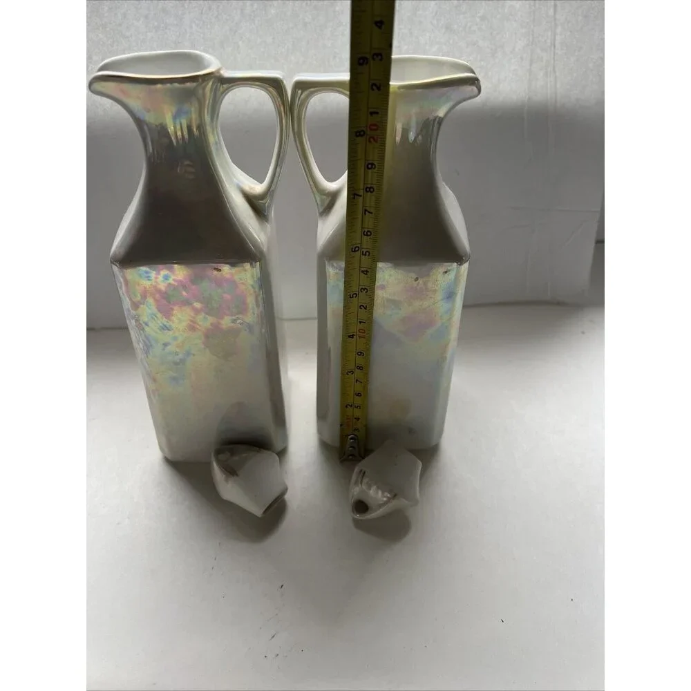 Vtg Set 11 30’s Era M. Rosenbaum & Sons Bavaria Porcelain Lustreware  See Pics‎